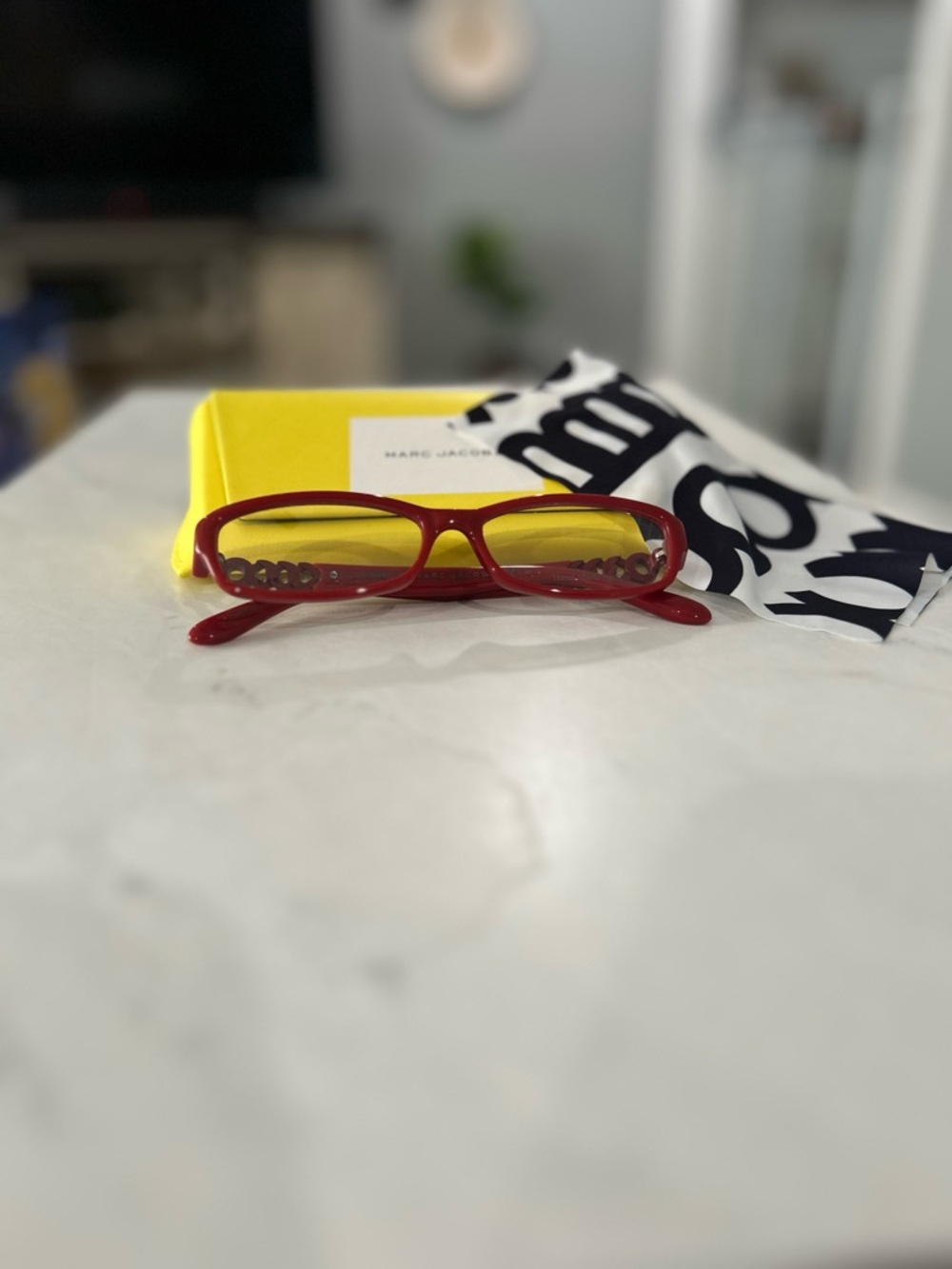 Marc Jacob’s red glasses